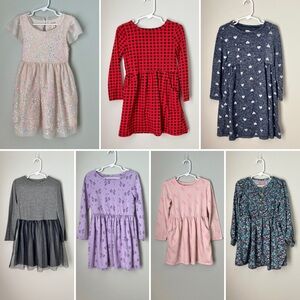 7-piece charming dress set - sequins, unicorns, tulle, flowers